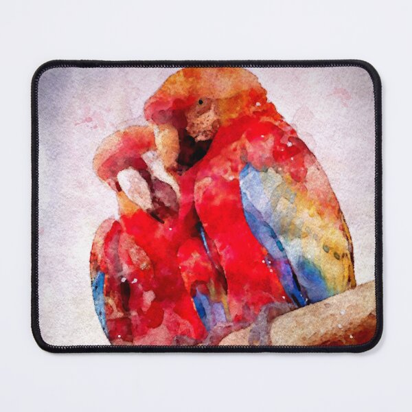 Item preview, Two Scarlet Macaws in Watercolor designed and sold by Susan Maxwell Schmidt.