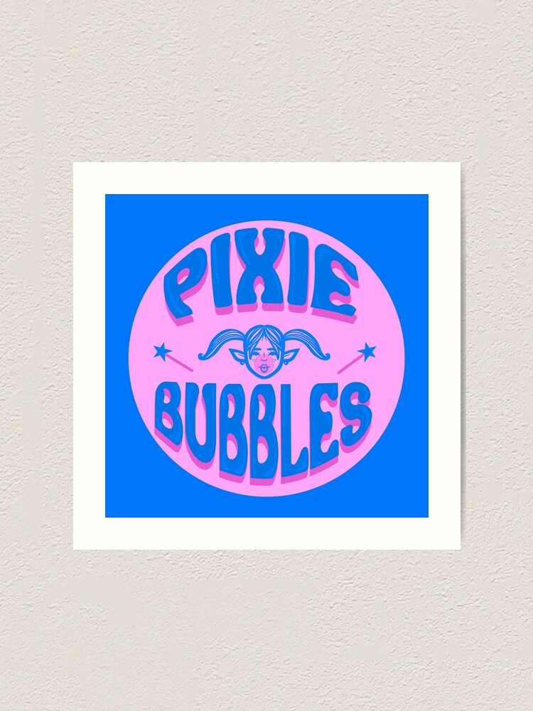 Pixie Bubbles Logo Art Print For Sale By Pixie Bubbles Redbubble