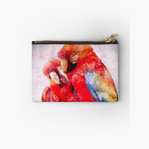 Item preview, Two Scarlet Macaws in Watercolor designed and sold by Susan Maxwell Schmidt.