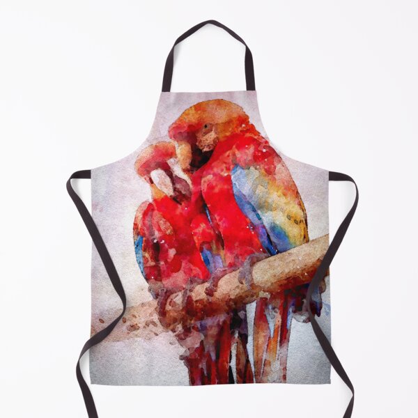 Item preview, Two Scarlet Macaws in Watercolor designed and sold by Susan Maxwell Schmidt.