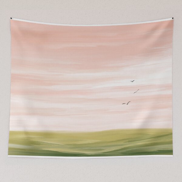 Item preview, Abstract Pink Skies Landscape designed and sold by KristinaTrott.