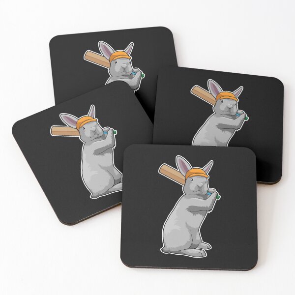 Item preview, Rabbit at Cricket with Cricket bat designed and sold by Snabdesign84.