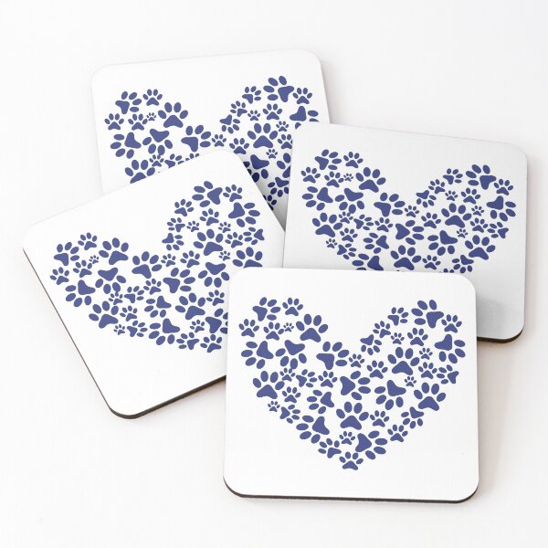 Item preview, Paw Blue Heart designed and sold by medbdj.
