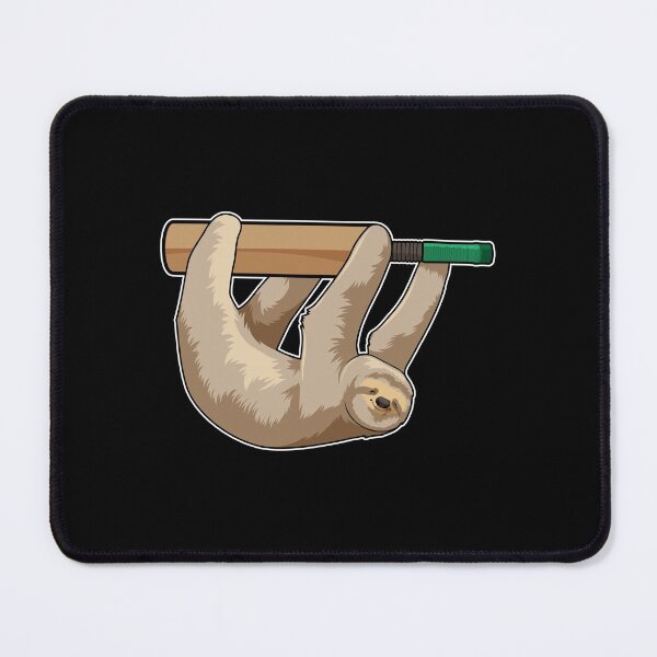 Item preview, Sloth at Cricket with Cricket bat designed and sold by Snabdesign84.