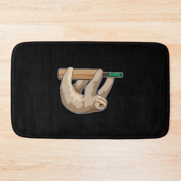 Item preview, Sloth at Cricket with Cricket bat designed and sold by Snabdesign84.