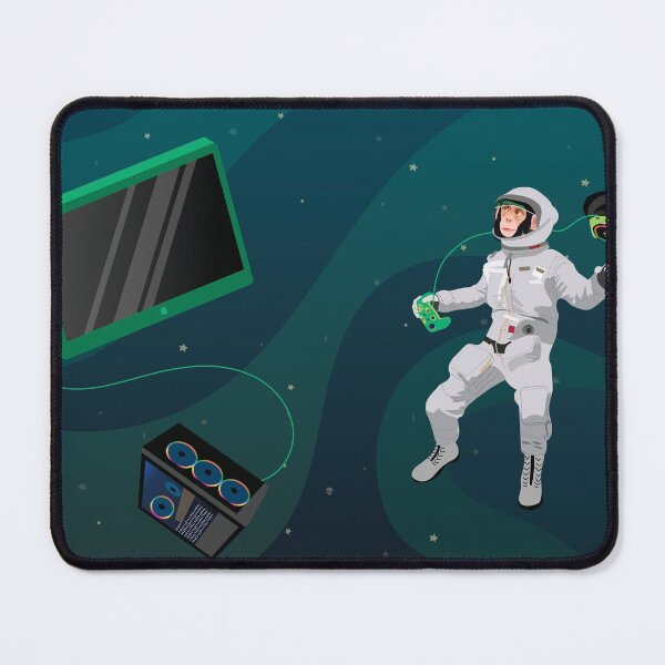 Item preview, Astronaut Gamer Monkey in Space designed and sold by Allyson Randa.