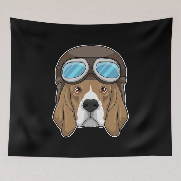 Item preview, Beagle as Pilot with Pilot hat designed and sold by Snabdesign84.