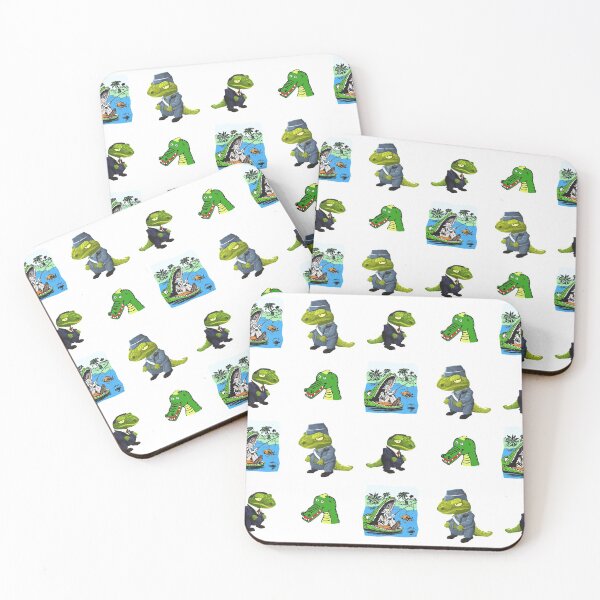 Item preview, Alligator Clipart Cartoon Second Pack  designed and sold by LuckyKermit.