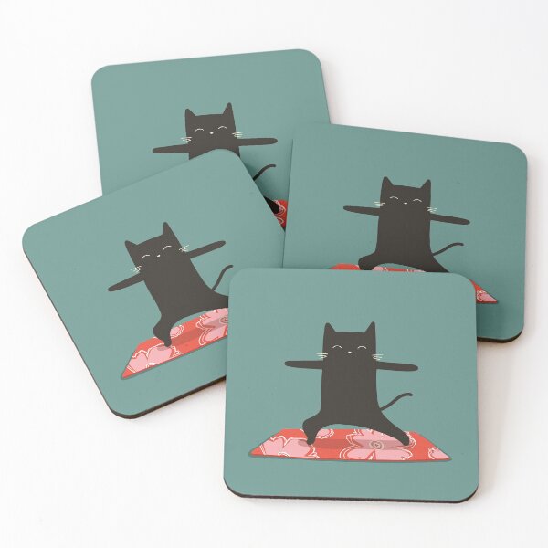 Item preview, Yoga Cat 2 designed and sold by KilkennyCat Art.