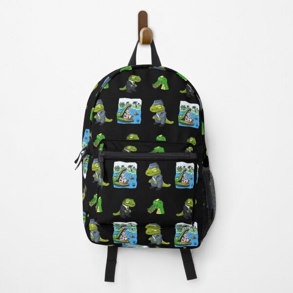 Item preview, Alligator Clipart Cartoon Second Pack In Black designed and sold by LuckyKermit.