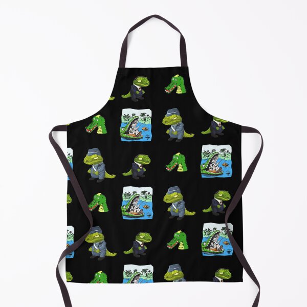 Item preview, Alligator Clipart Cartoon Second Pack In Black designed and sold by LuckyKermit.