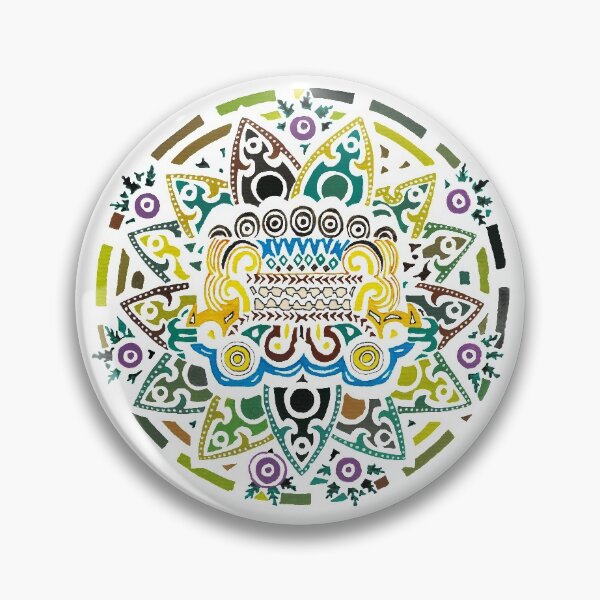 Item preview, Folk Sunshine Flower  designed and sold by BiancaPrintShop.