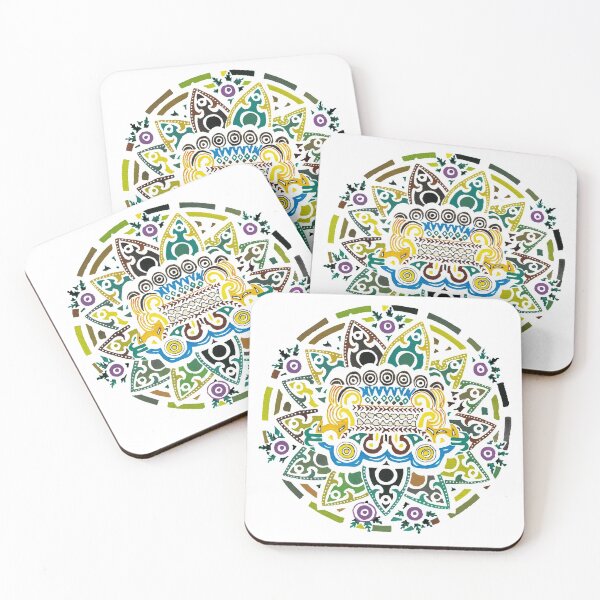 Item preview, Folk Sunshine Flower  designed and sold by BiancaPrintShop.