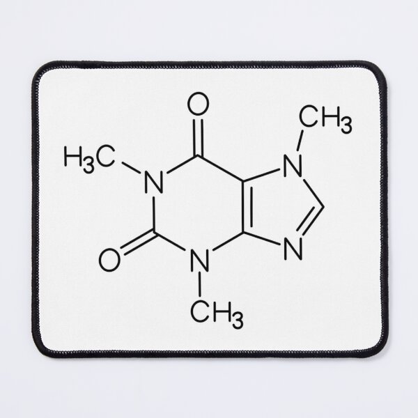 Item preview, Caffeine. Coffee molecule. Biochemistry. Organic chemistry designed and sold by AnaStickerD.