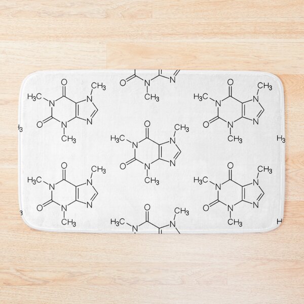 Item preview, Caffeine. Coffee molecule. Biochemistry. Organic chemistry designed and sold by AnaStickerD.