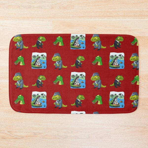 Item preview, Alligator Clipart Cartoon Second Pack In Red designed and sold by LuckyKermit.