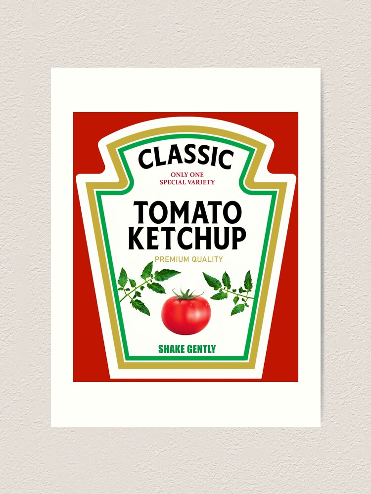 "Ketchup Halloween 2022 Costume Matching Couple Mustard Mayo" Art Print