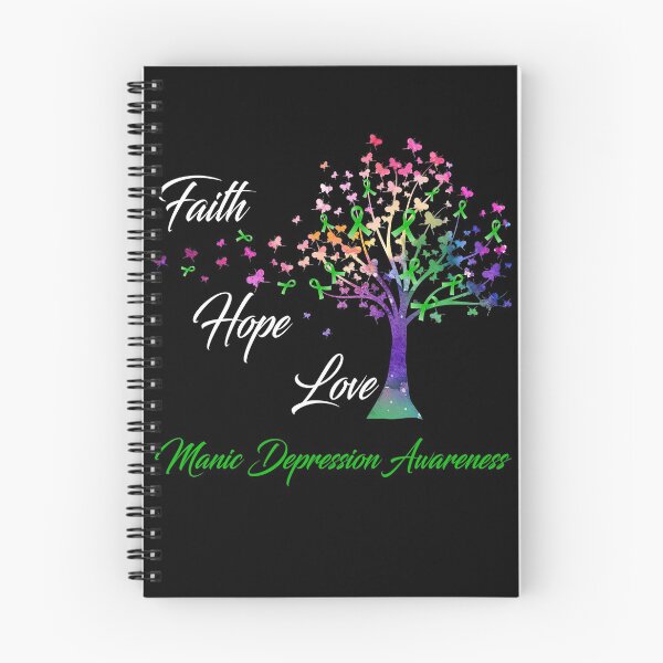 Item preview, Ribbon Tree Faith Hope Love Manic Depression Awareness designed and sold by Tadmab.