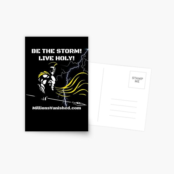 Be The Storm - Christian Postcard
