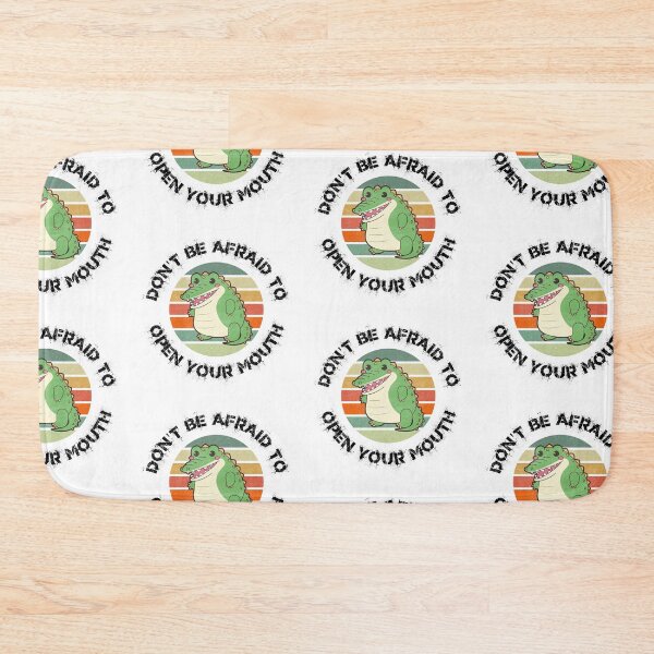 Item preview, Don't Be Afraid To Open Your Mouth Alligator Clipart Sunset designed and sold by LuckyKermit.