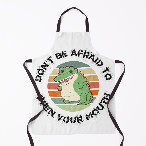 Item preview, Don't Be Afraid To Open Your Mouth Alligator Clipart Sunset designed and sold by LuckyKermit.