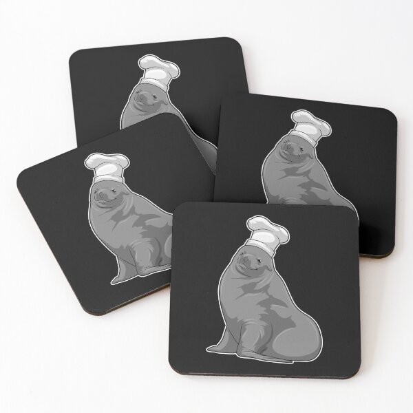 Item preview, Seal as Cook with Chef hat designed and sold by Snabdesign84.