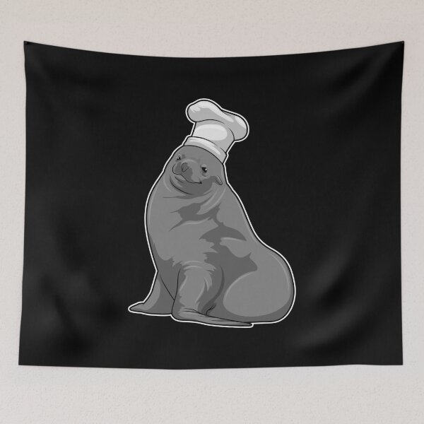 Item preview, Seal Cook Chef hat Cooking designed and sold by Snabdesign84.