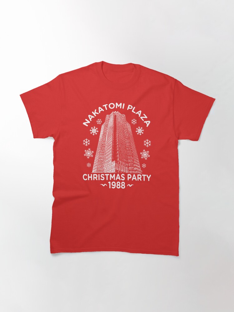 Thumbnail 3 of 7, Classic T-Shirt, Nakatomi Christmas Party designed and sold by Retro-Freak.