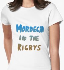 Mordecai and the Rigbys Women's Fitted T-Shirt