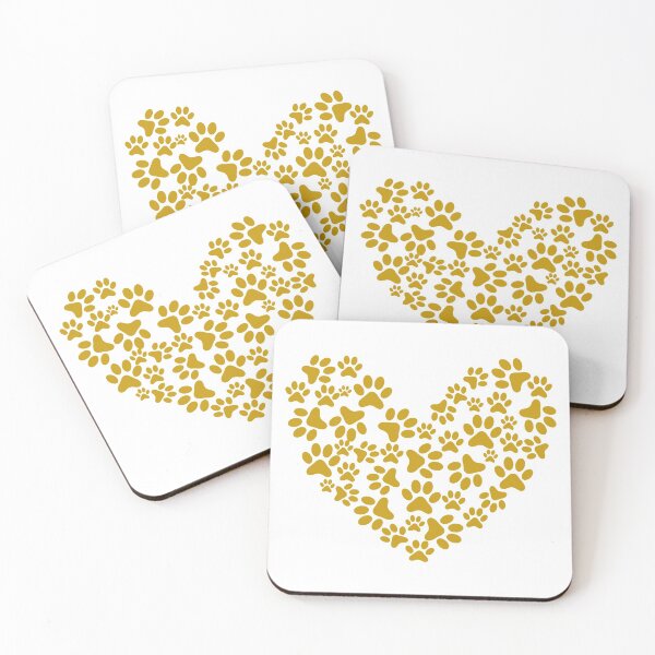 Item preview, Paw Gold Heart designed and sold by medbdj.