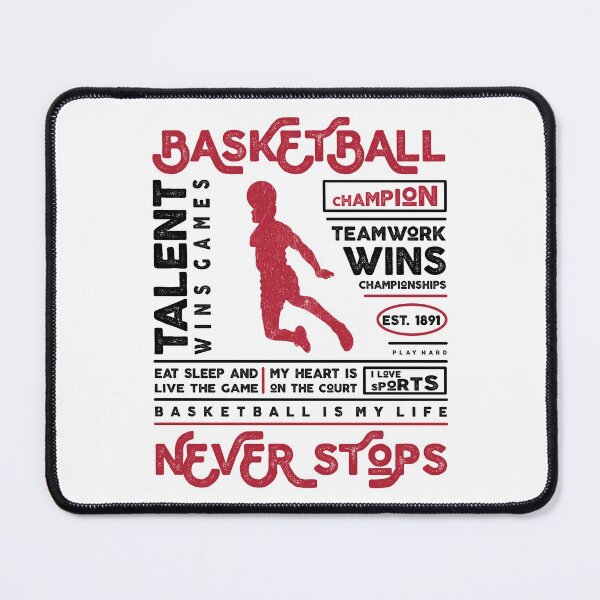 Item preview, Basketball Never Stops designed and sold by PoeticDesign.