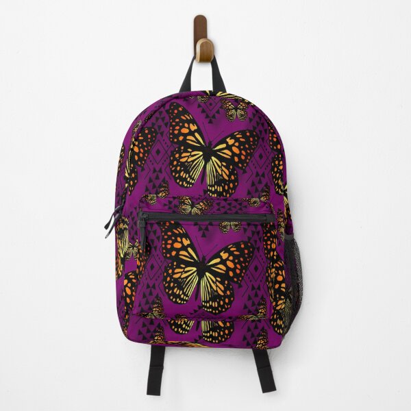 Item preview, Dark Magenta / Fire Color Native Butterfly Design designed and sold by JMWCD.