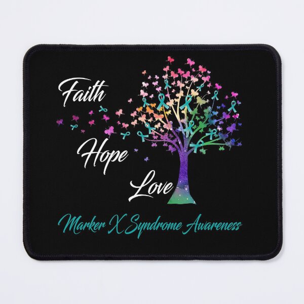 Item preview, Ribbon Tree Faith Hope Love Marker X Syndrome Awareness designed and sold by Tadmab.