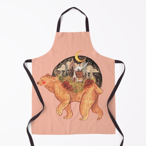 Item preview, bear carrying the world on his back watercolor designed and sold by CaptainRingtail.