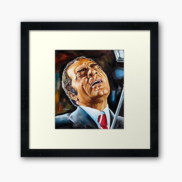 Vista previa del artículo con la obra «Retrato de Stelios Kazantzidis», diseñado y vendido por Star PORTRAITS Painting Fan ART.