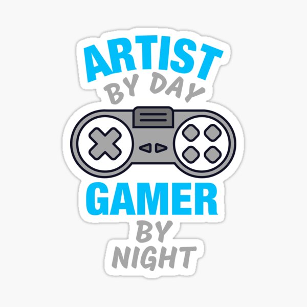 Funny Artist Gaming Sticker For Sale By Hhppppp Redbubble 9786