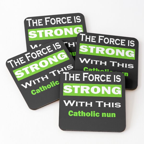 Item preview, The Force Is Strong With This Catholic nun designed and sold by momshow.