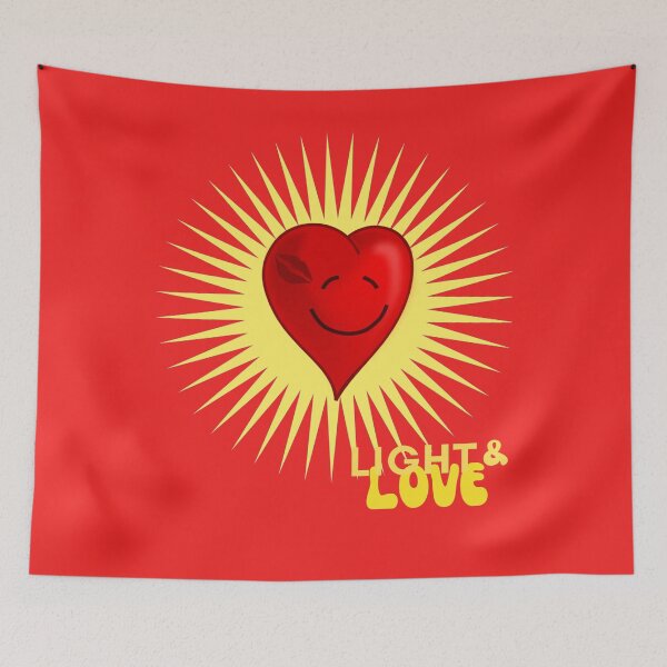 Item preview, SMILEY HAPPY RED HEART - DIGITAL ART  designed and sold by Kwayako.