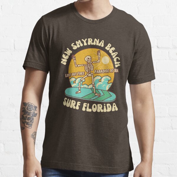 New Smyrna Beach Men's Surf 2-Sided T-Shirt Souvenir Gift – My