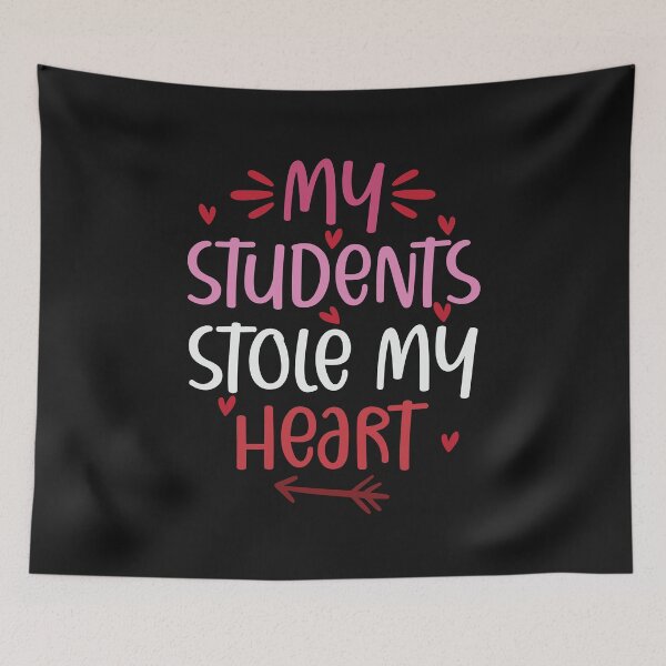 Item preview, Funny Quote My Students Stole My Heart Valentine’s Day teacher designed and sold by Theparticular.