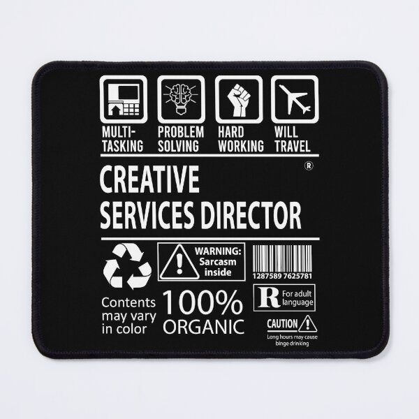 Item preview, Creative Services Director T Shirt - MultiTasking Certified Job Gift Item Tee designed and sold by oslandefren.