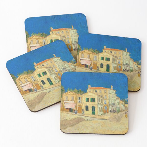 Item preview, Impressionist Painting The yellow house (1888) By Vincent Van Gogh designed and sold by Designedbysm.