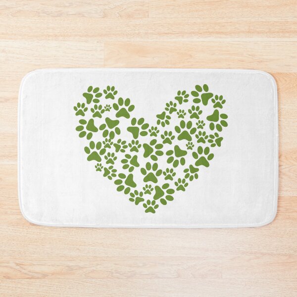 Item preview,  Paw Olive Drab Heart designed and sold by medbdj.