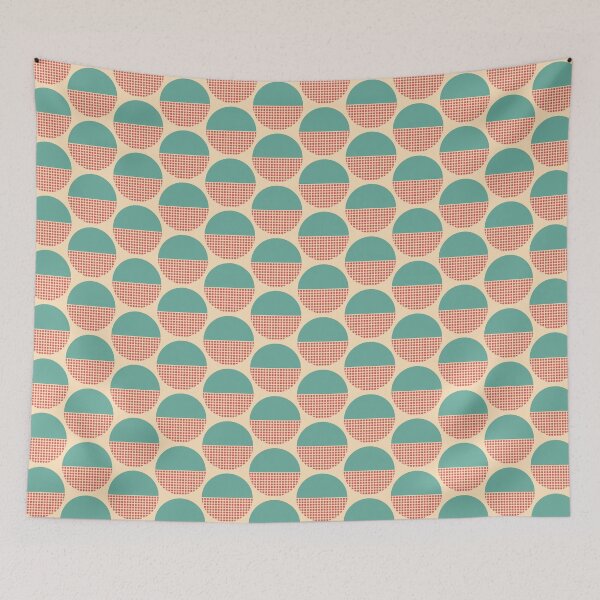 Item preview, Pallo, 70s Retro Circle with Texture Pattern designed and sold by BesanoStyle.