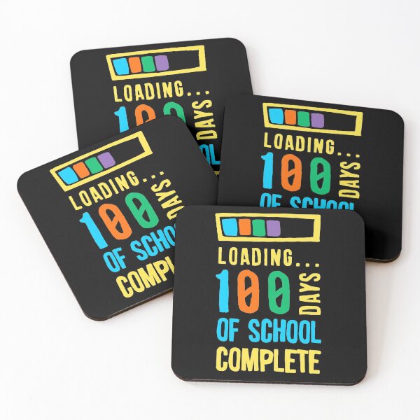 Item preview, Loading 100 Days of School Complete  - Happy 100th Day Of School Celebration - For Teacher and Cool Student - For Boys and Girls - Gaming Fans designed and sold by distractful.