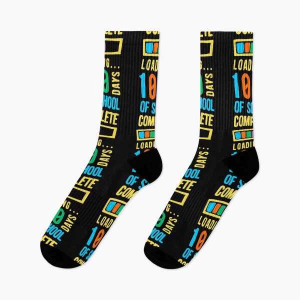 Item preview, Loading 100 Days of School Complete  - Happy 100th Day Of School Celebration - For Teacher and Cool Student - For Boys and Girls - Gaming Fans designed and sold by distractful.