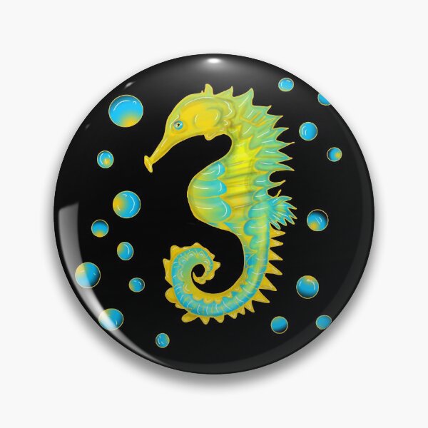 Item preview, Seahorse and bubbles designed and sold by DemonicGloom.