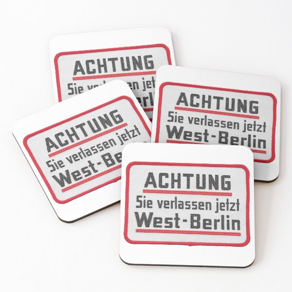 Item preview, Caution! You Are Now Leaving West Berlin embroidered patch  designed and sold by Platform11west.