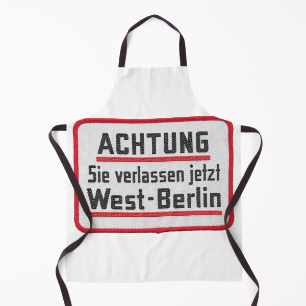 Item preview, Caution! You Are Now Leaving West Berlin embroidered patch designed and sold by Platform11west.