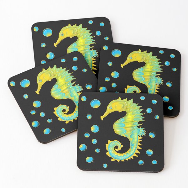 Item preview, Seahorse and bubbles designed and sold by DemonicGloom.